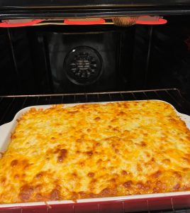 Mac & Cheese in the broiler