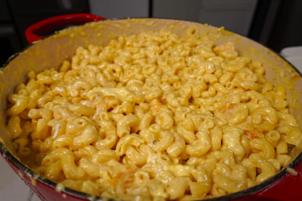 Adult Mac and Cheese with Heavy Cream - Joyous Apron