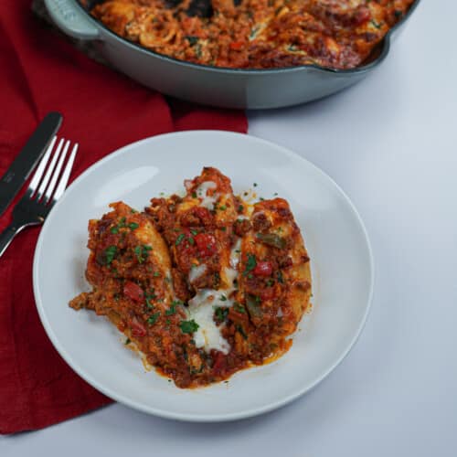 Stuffed Shells with Meat - Toni's Recipes