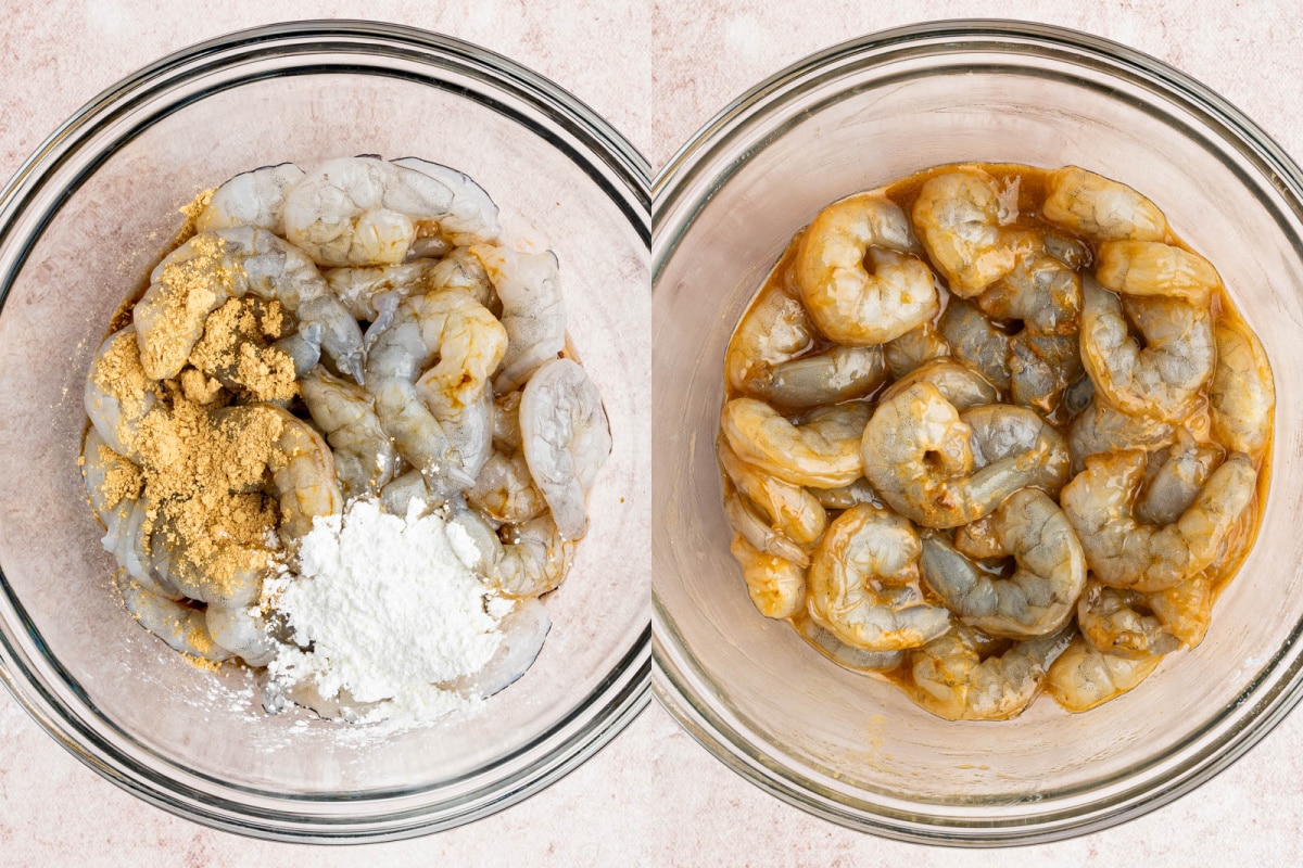 prepped shrimp in a bowl